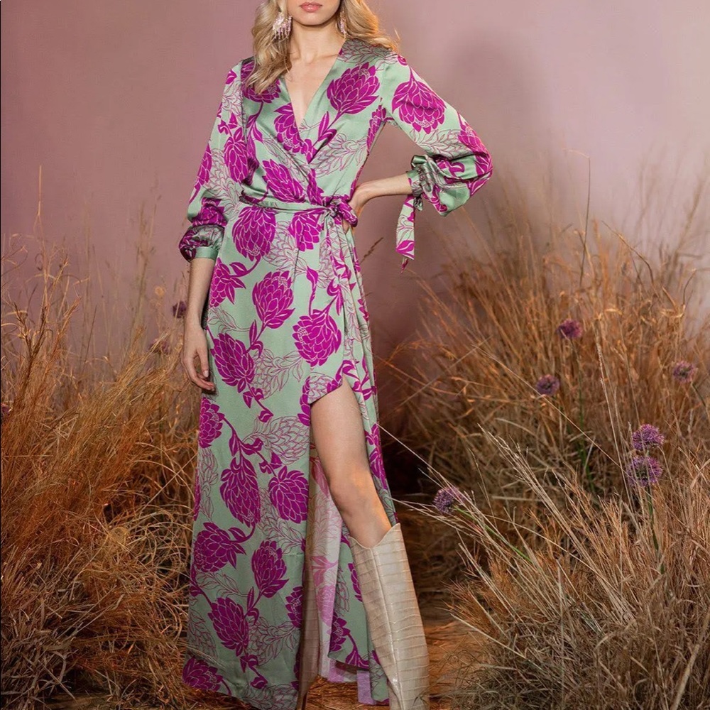 NWT PatBo Celia wrap dress